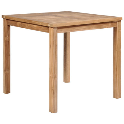 vidaXL Outdoor Dining Table Patio Table Garden Porch Furniture Solid Teak Wood - Shellcreations