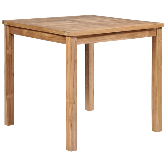 vidaXL Outdoor Dining Table Patio Table Garden Porch Furniture Solid Teak Wood - Shellcreations