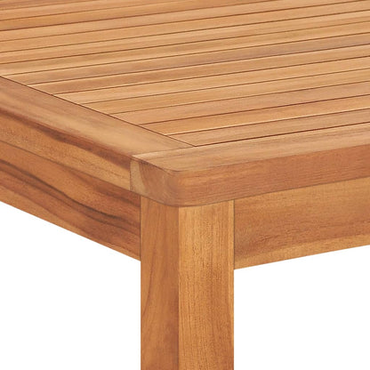 vidaXL Outdoor Dining Table Patio Table Garden Porch Furniture Solid Teak Wood - Shellcreations