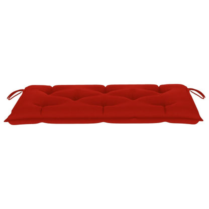 vidaXL Outdoor Patio Bench Garden Bench with Cushion for Porch Solid Wood Teak - Shellcreations