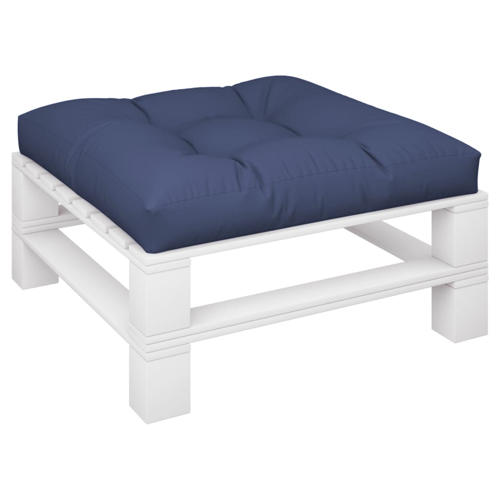 vidaXL Pallet Cushion Navy Blue 31.5"x31.5"x4.7" Fabric - Shellcreations