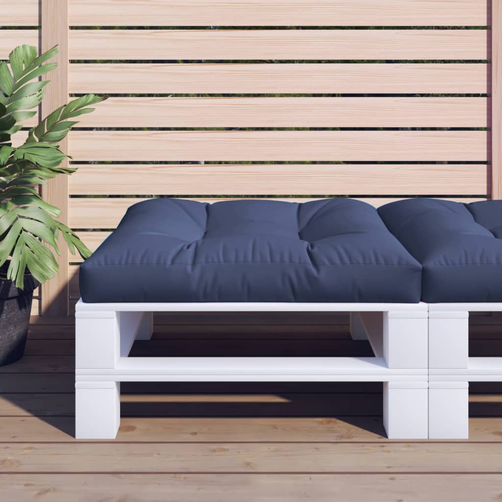 vidaXL Pallet Cushion Navy Blue 31.5"x31.5"x4.7" Fabric - Shellcreations