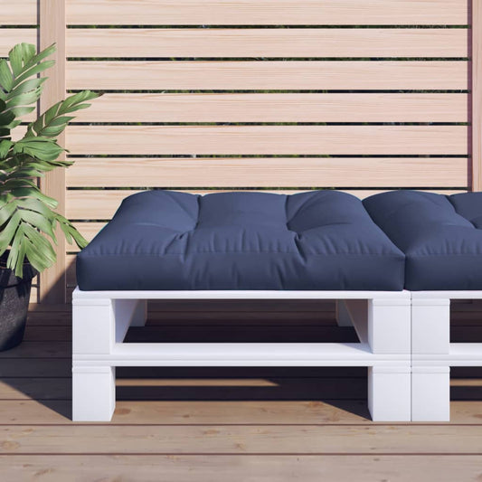 vidaXL Pallet Cushion Navy Blue 31.5"x31.5"x4.7" Fabric - Shellcreations