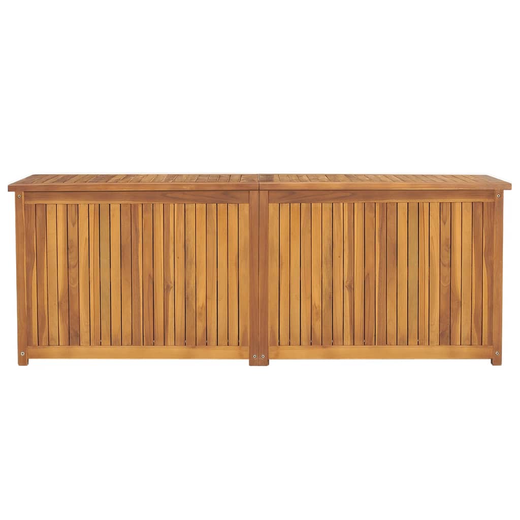 vidaXL Patio Storage Box Deck Box Garden Outdoor Cabinet Chest Solid Wood Teak - Shellcreations
