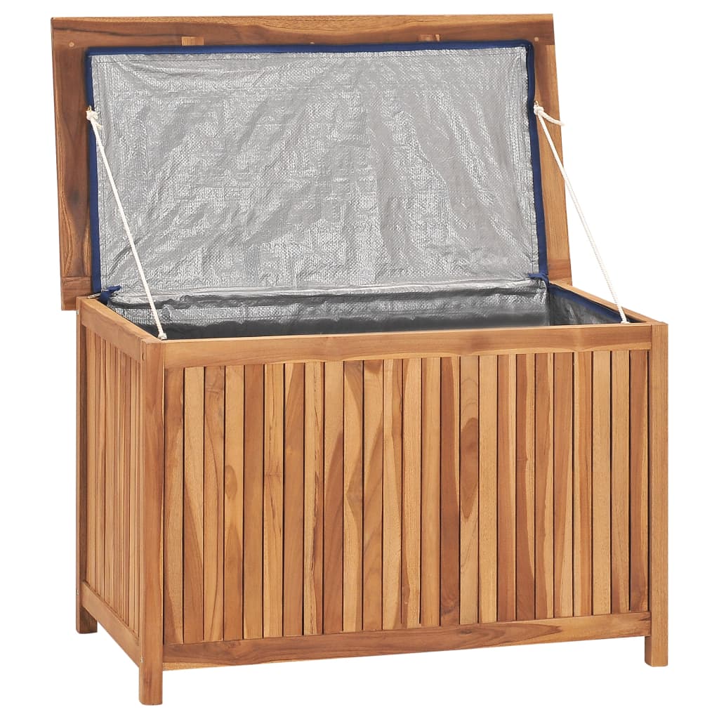 vidaXL Patio Storage Box Deck Box Garden Outdoor Cabinet Chest Solid Wood Teak - Shellcreations