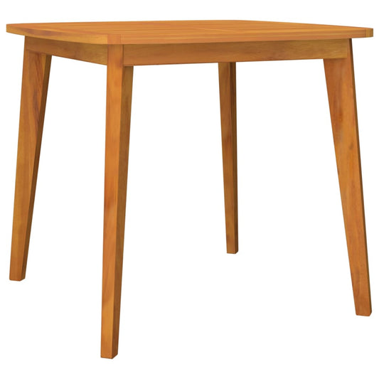 vidaXL Patio Table Outdoor Dining Table for Backyard Lawn Solid Wood Acacia - Shellcreations