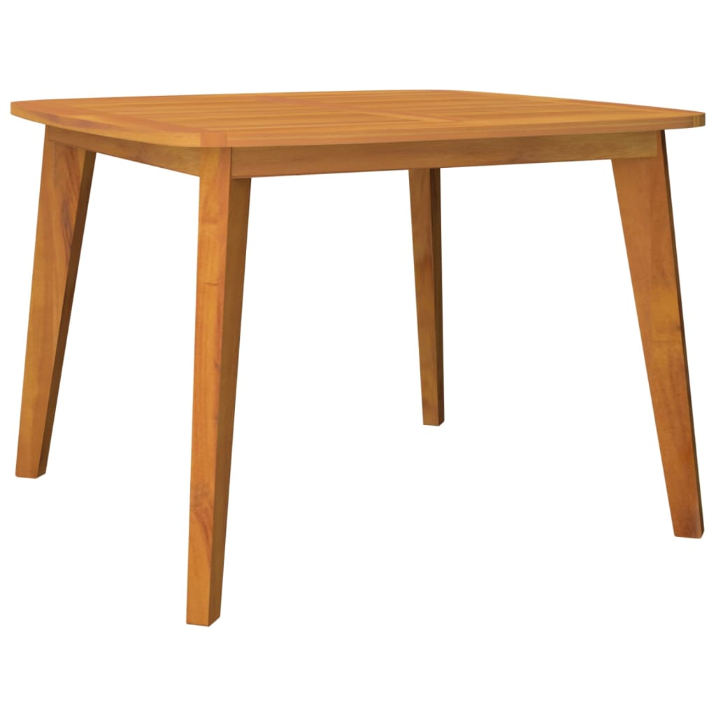vidaXL Patio Table Outdoor Dining Table for Backyard Lawn Solid Wood Acacia - Shellcreations