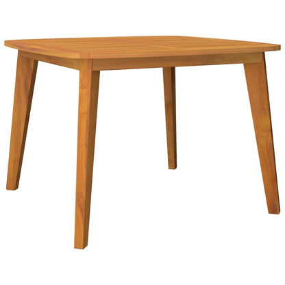 vidaXL Patio Table Outdoor Dining Table for Backyard Lawn Solid Wood Acacia - Shellcreations