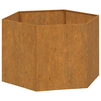 vidaXL Planter Stand Outdoor Garden Raised Bed Flower Box Rusty Corten Steel - Shellcreations