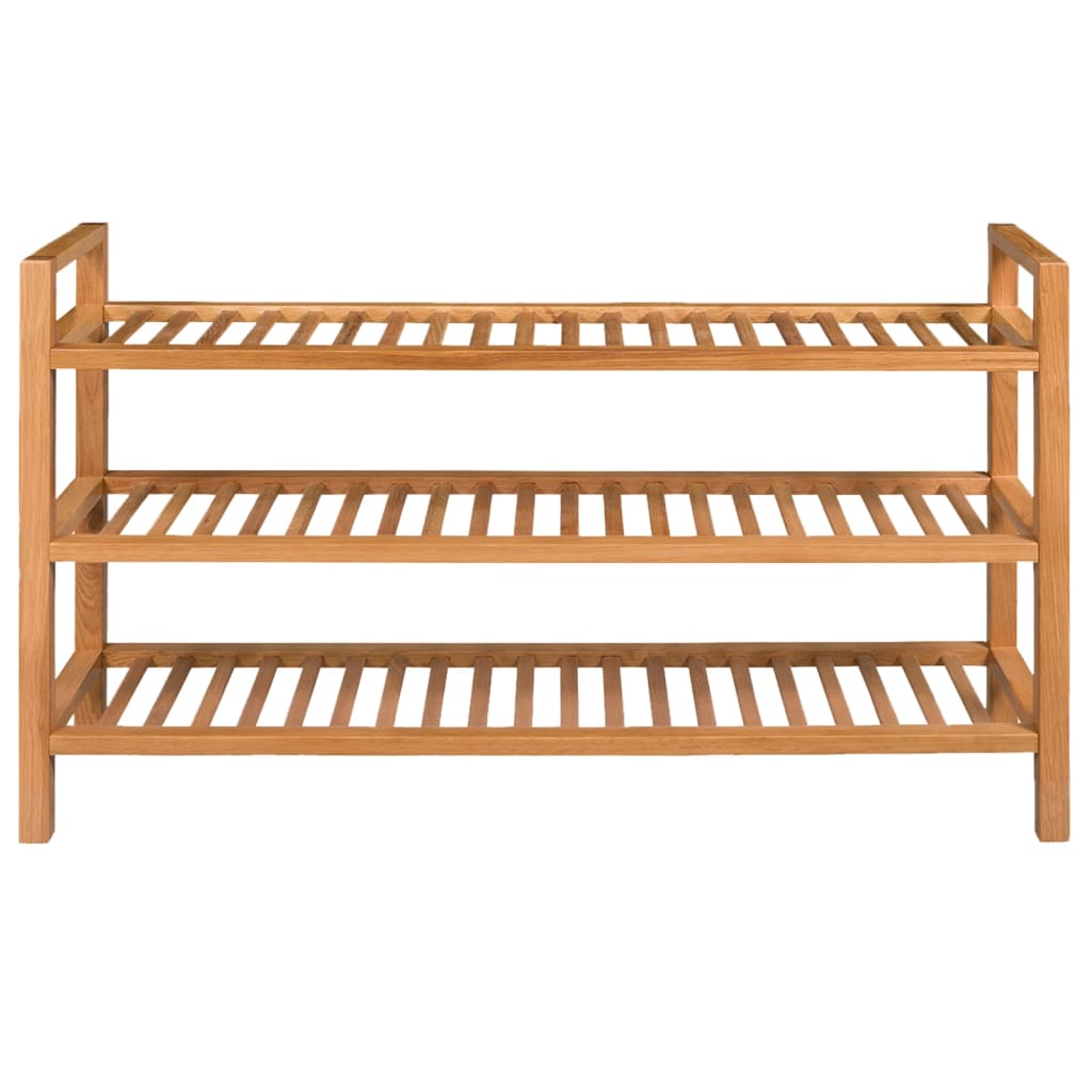 vidaXL Shoe Rack Shoe Storage Organizer Shoe Shelf for Closet Solid Oak Wood - Shellcreations