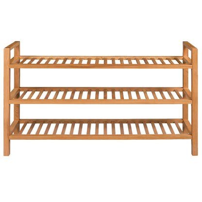 vidaXL Shoe Rack Shoe Storage Organizer Shoe Shelf for Closet Solid Oak Wood - Shellcreations