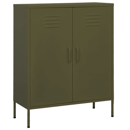 vidaXL Storage Cabinet Freestanding Drawer File Cabinet for Home Office Steel - Shellcreations