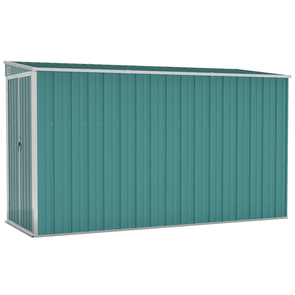 vidaXL Storage Shed Wall - mounted Garden Shed for Backyard Galvanized Steel - Shellcreations