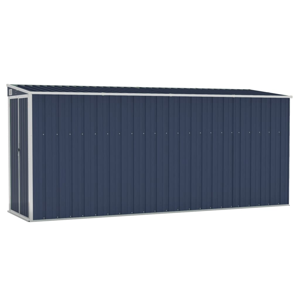 vidaXL Storage Shed Wall - mounted Garden Shed for Backyard Galvanized Steel - Shellcreations