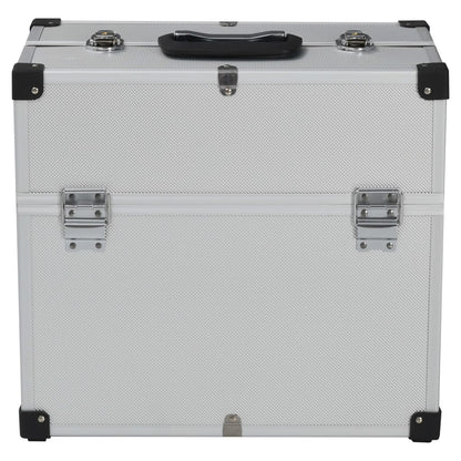 vidaXL Tool Case 15"x8.9"x13.4" Silver Aluminum - Shellcreations