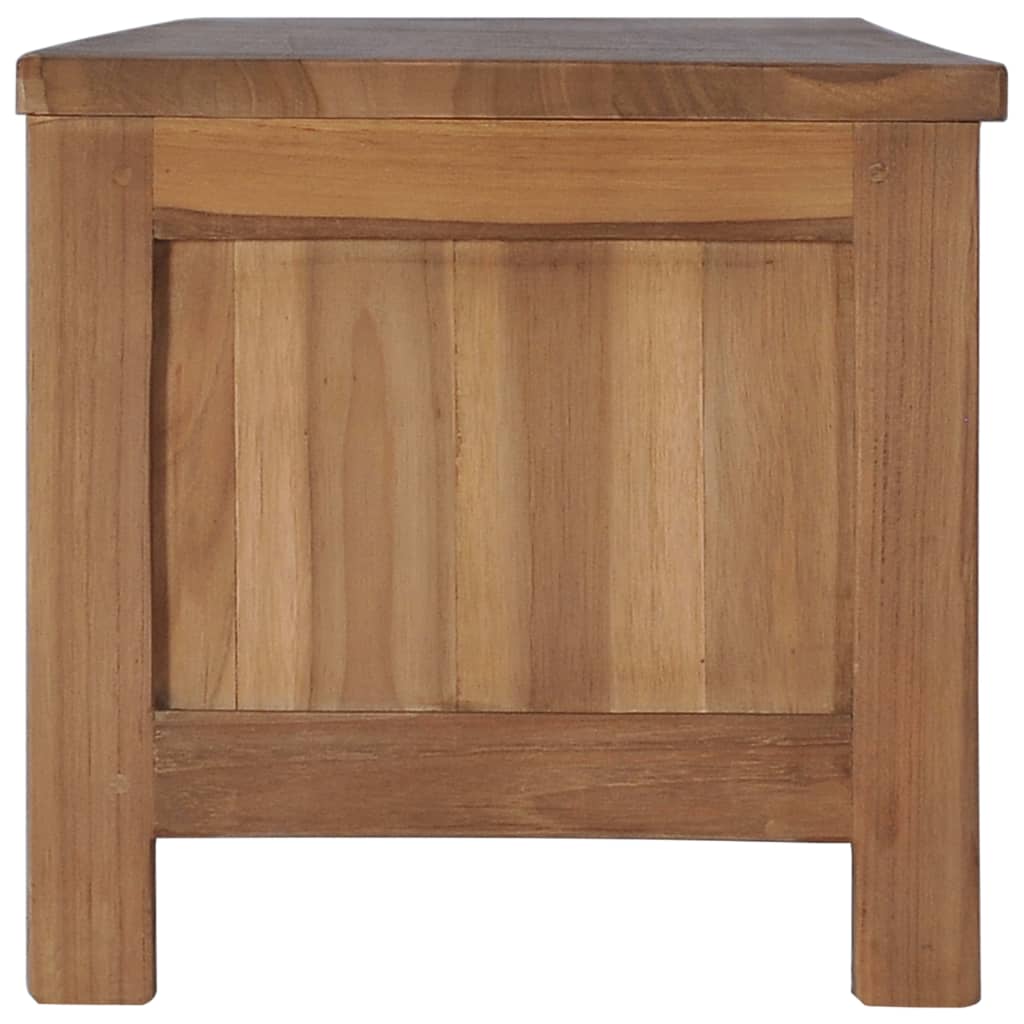 vidaXL TV Stand 59.1"x11.8"x11.8" Solid Wood Teak - Shellcreations