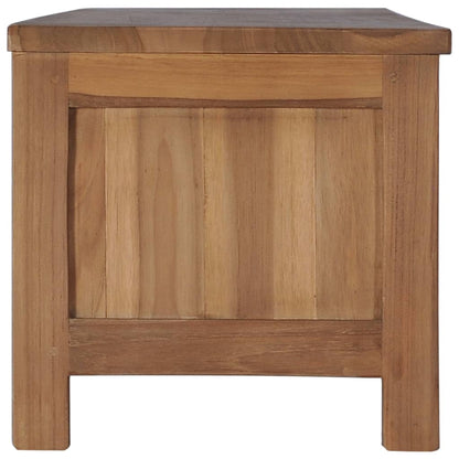 vidaXL TV Stand 59.1"x11.8"x11.8" Solid Wood Teak - Shellcreations