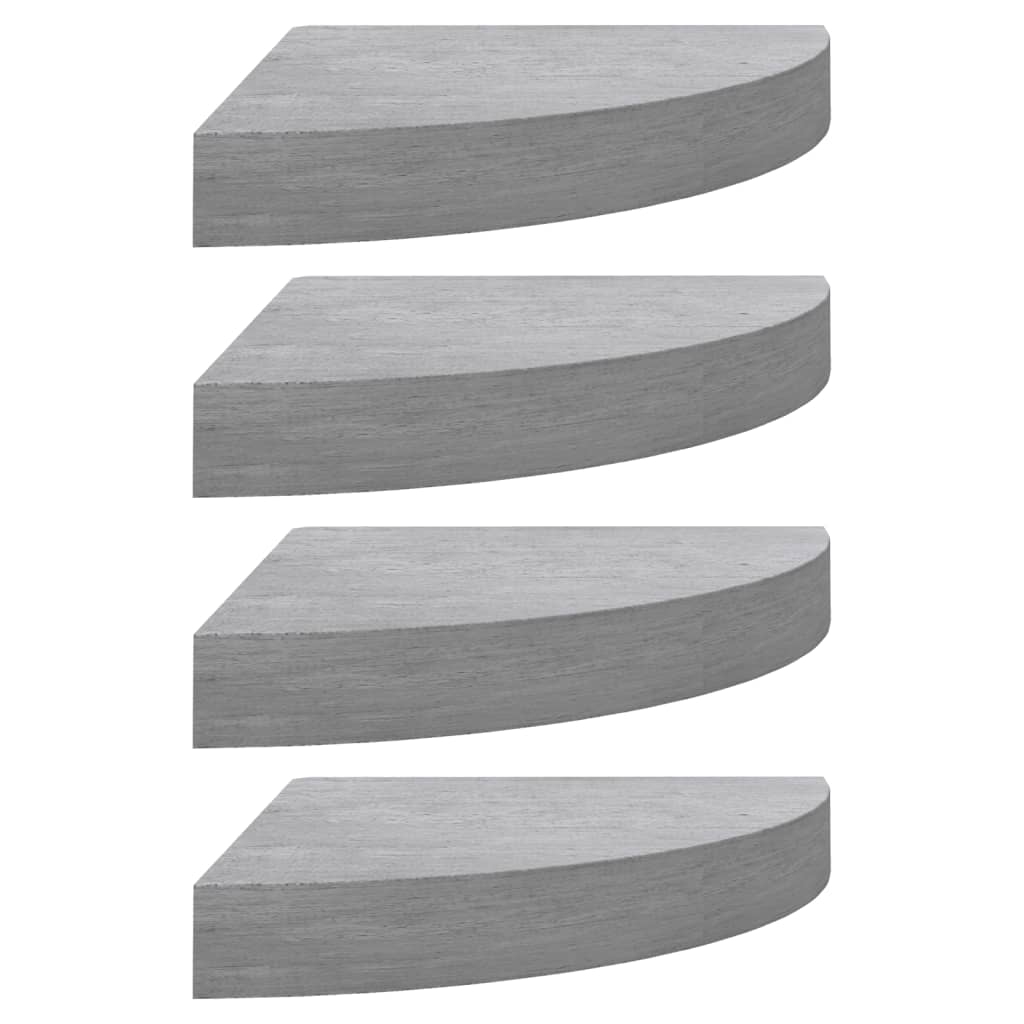 vidaXL Wall Corner Shelf Floating Corner Shelf Wall Mounted Display Shelf - Shellcreations