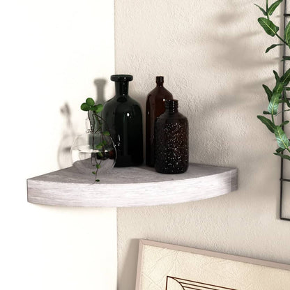 vidaXL Wall Corner Shelf Floating Corner Shelf Wall Mounted Display Shelf - Shellcreations