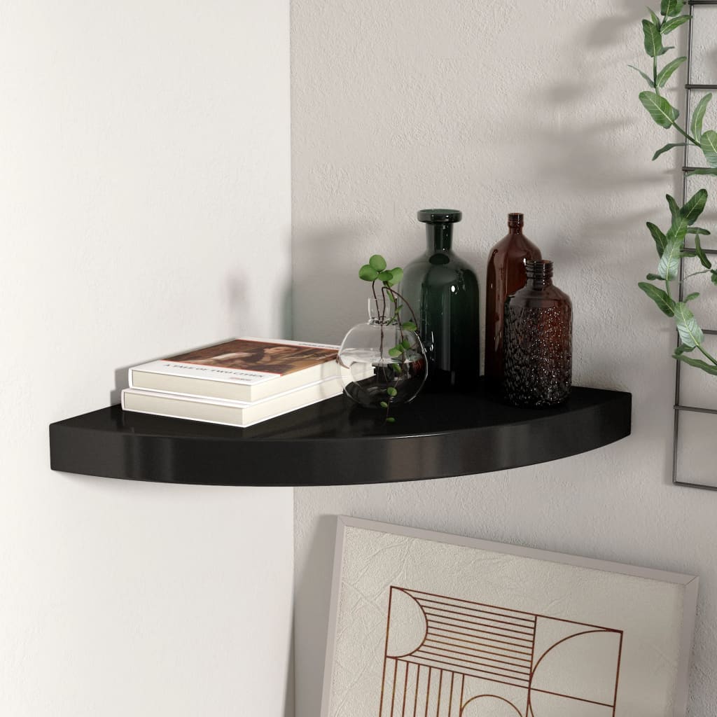 vidaXL Wall Corner Shelf Floating Corner Shelf Wall Mounted Display Shelf - Shellcreations
